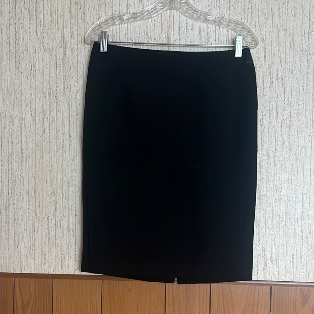 LOFT Black Pencil Skirt Straight‎ Career Office Size 6